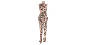 Autre Marque traje de pantalon Multicolor 