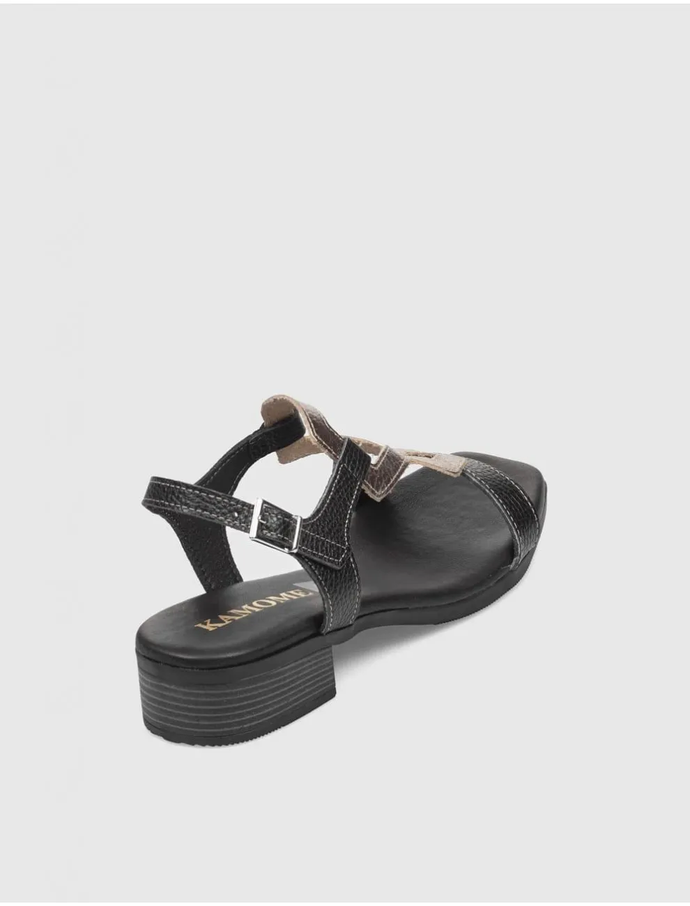 Black Kamome Keres Sandal
