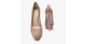 Brian Atwood Beige Heels