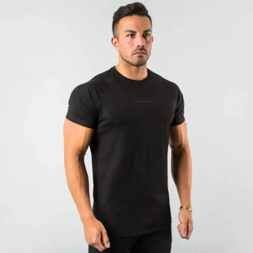Camiseta Ajustada Hombre Gym y Fitness