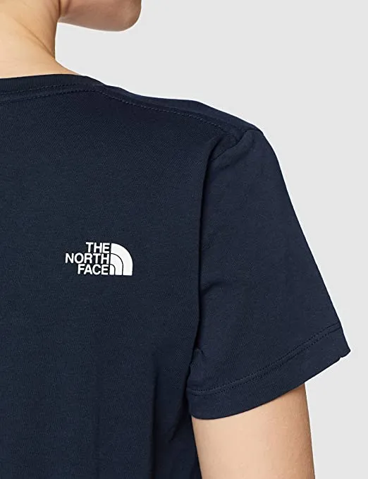 Women's Fitted Short Sleeve Urban Navy T0C256H2G Blue T-Shirt by The North Face