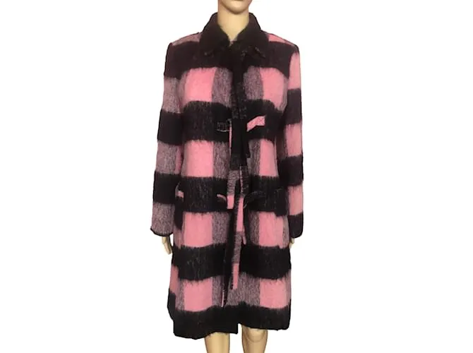 CHRISTIAN LACROIX Coats Size 38 Wool Black
