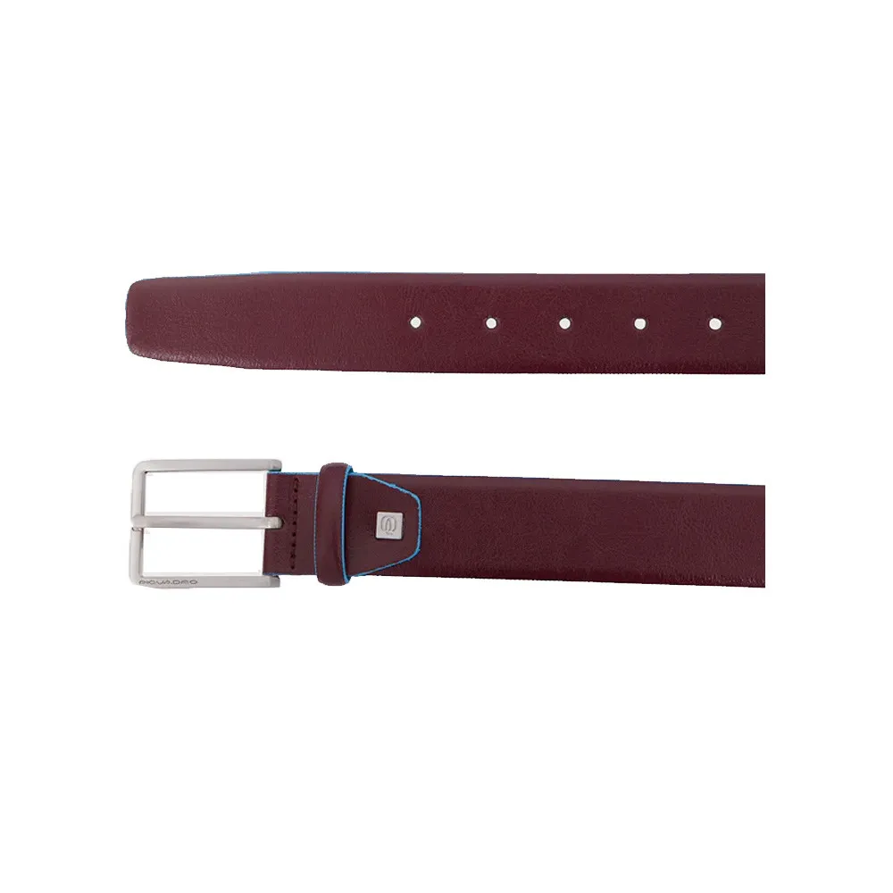 Piquadro Leather Belt CU5258B2/BO Wine Color