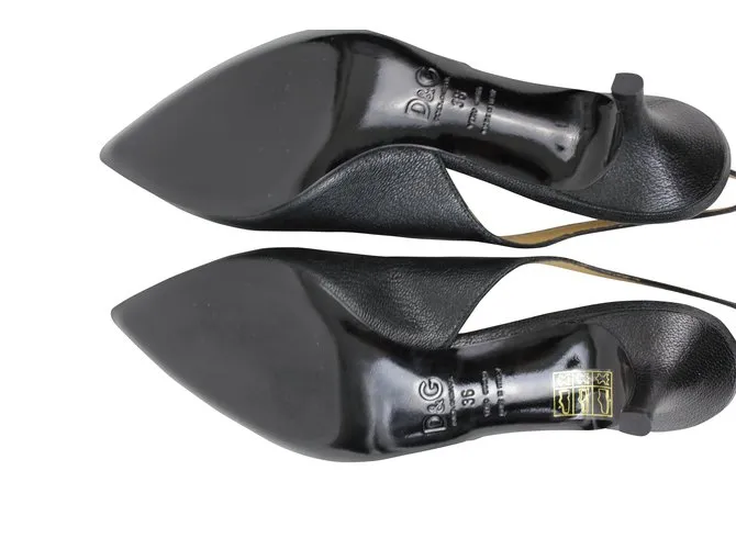 D&G Black Heels