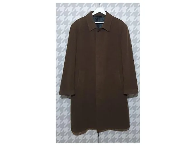 Yves Saint Laurent Men's Coats Brown
